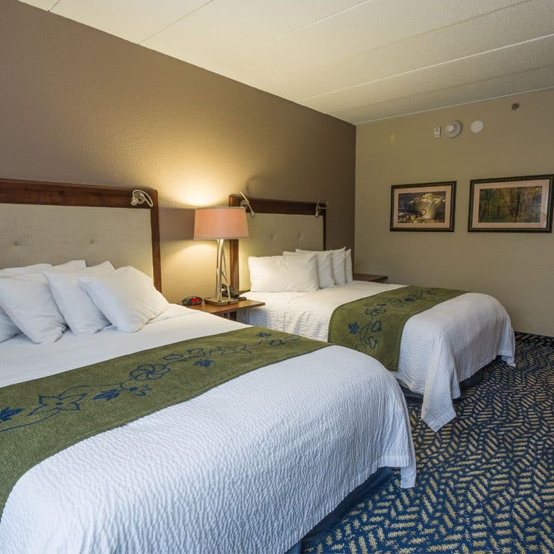 Double queen lodge room