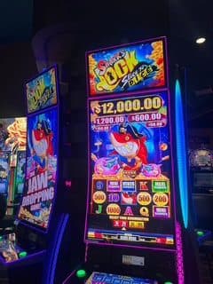 New slot machines on the floor